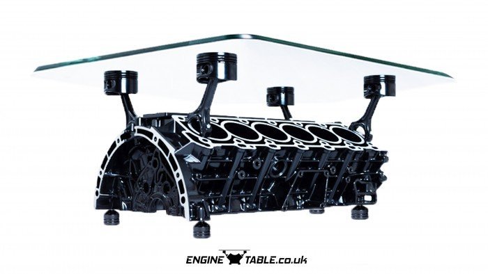 Mercedes V12 Engine Coffee Table